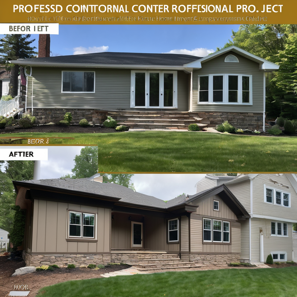 Professional contractor restoration project showcasing quality craftsmanship